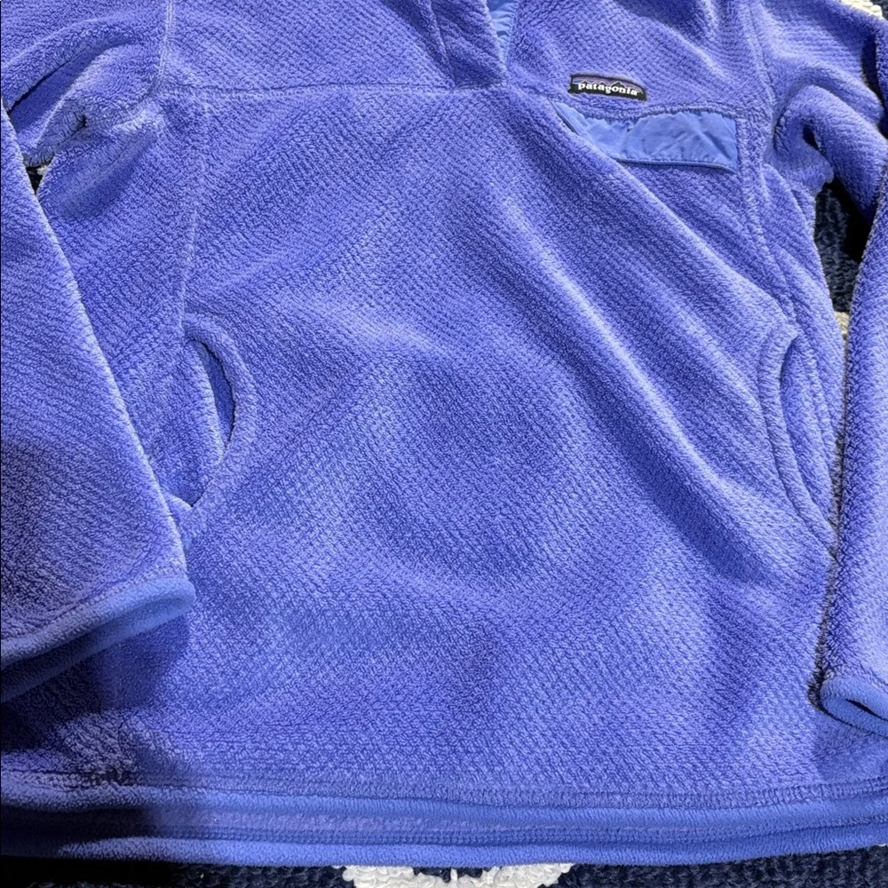 Patagonia Retool Snap Fleece Pullover Purple Sweatshirt sz M - Picture 5 of 8